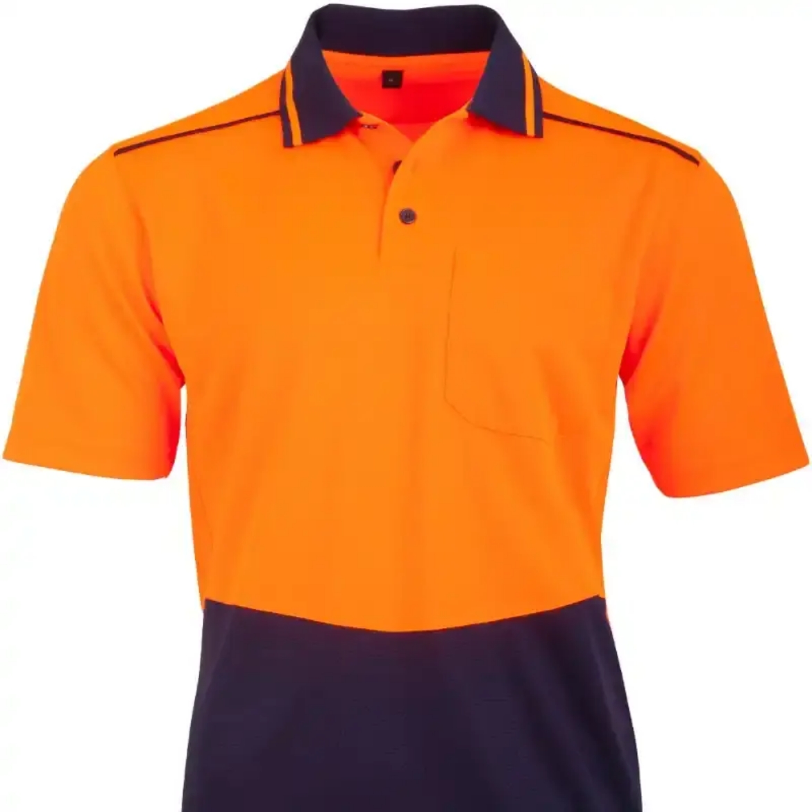 Picture of Winning Spirit, Unisex Hi Vis Bamboo Charcoal S/S Polo